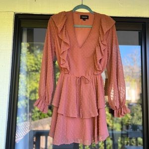 Yumi Kim West Village dress - Small - Swiss Dot Clay